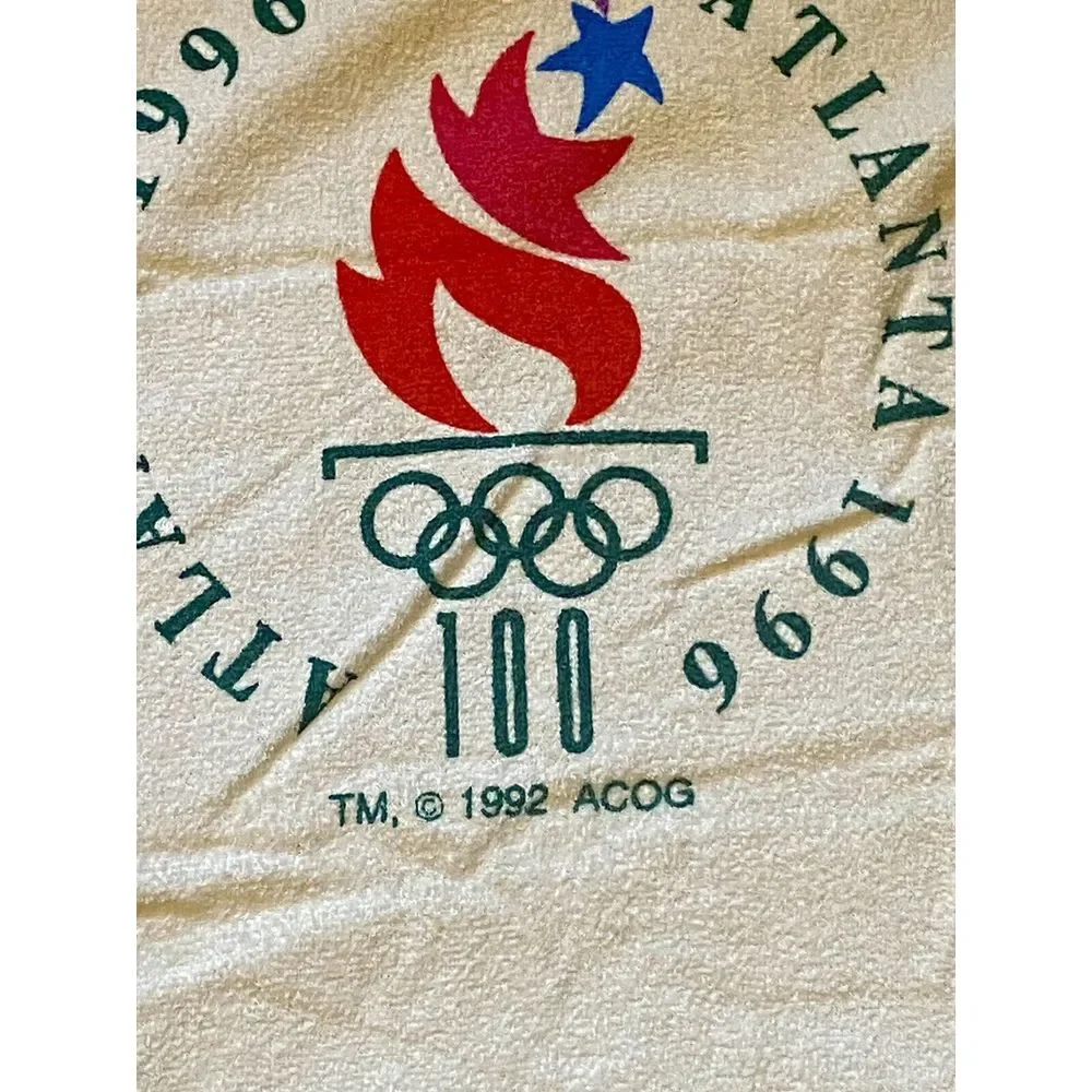 Atlanta‎ Olympics 1996 Diving Beach Towel VTG Cannon Mills Product NEW